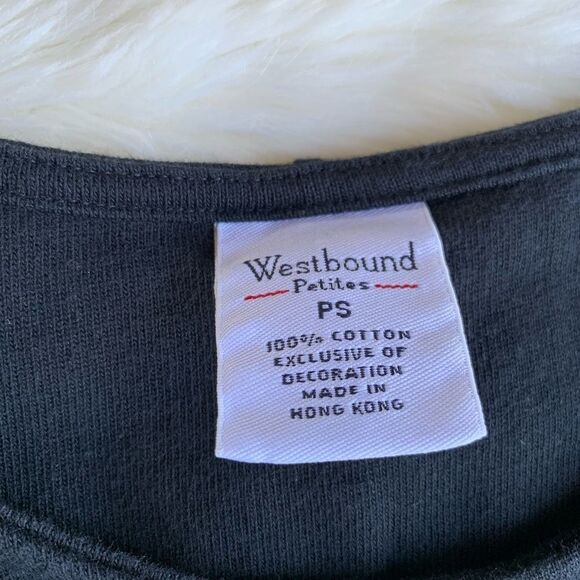 Westbound Vintage Christmas Sweater Dress Embroidery Mistletoe - Picture 9 of 12